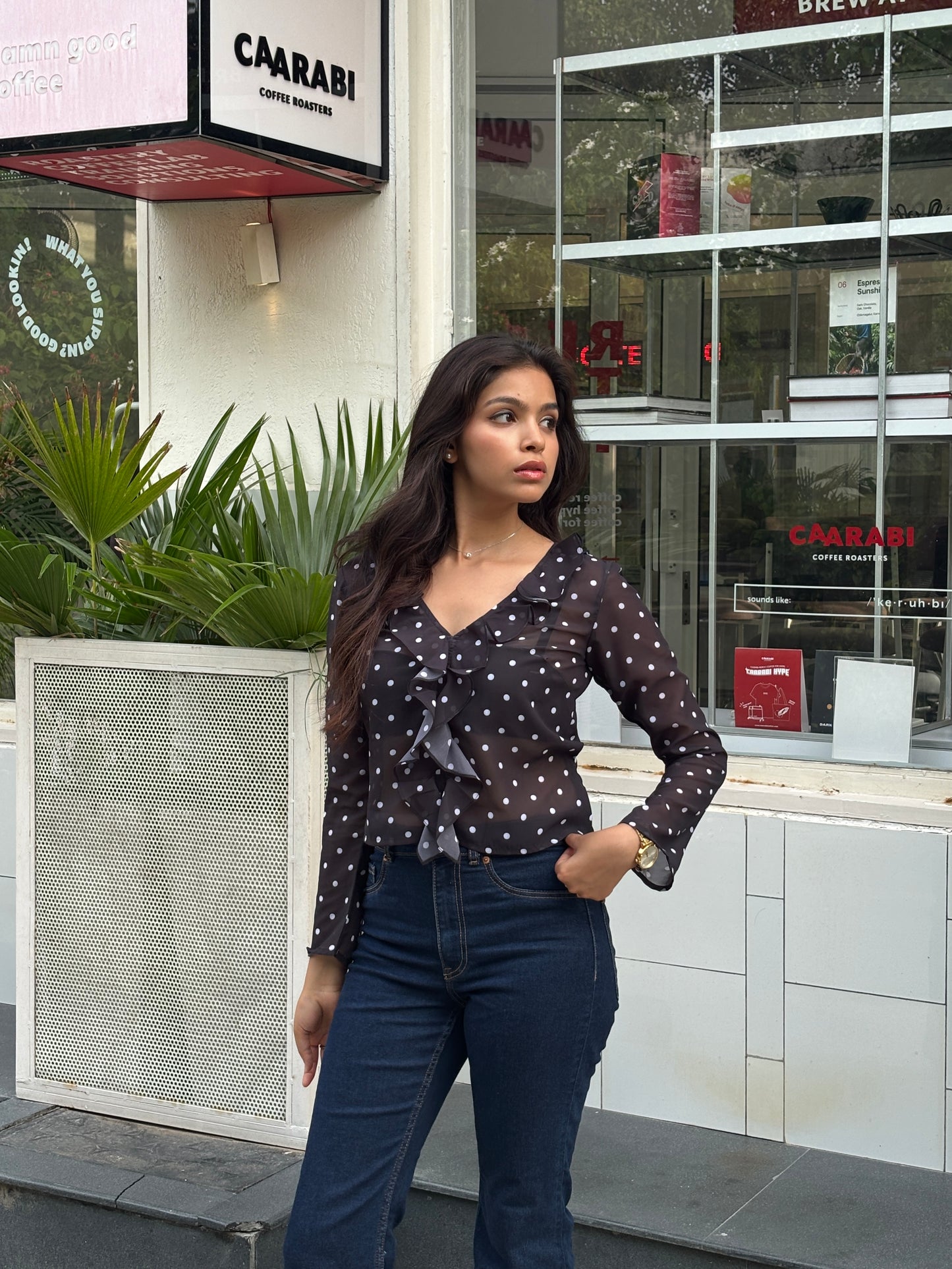 Jenny Ruffle Top