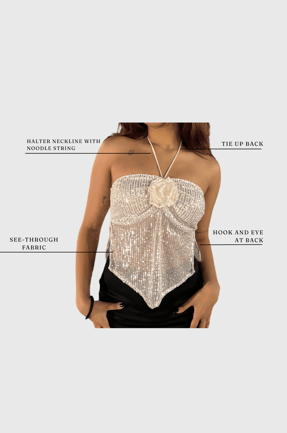 Afterglow sequin Top (Clearance Sale)