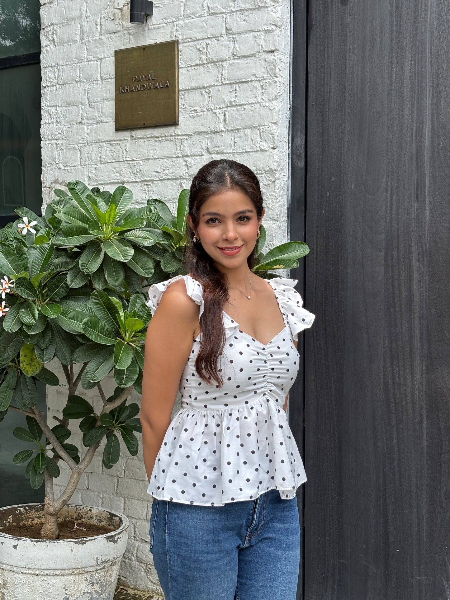 Reba Polka Top