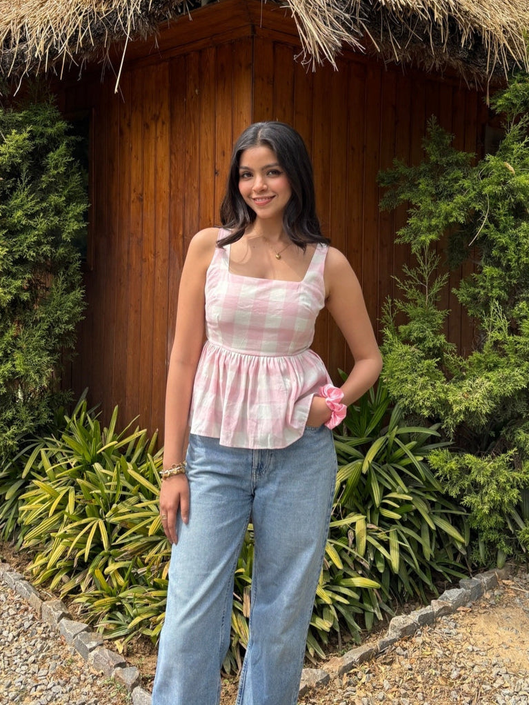 Dream Gingham Top