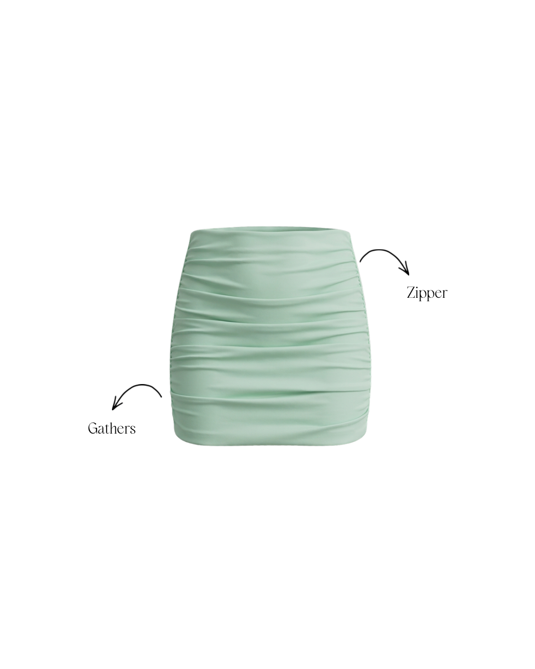 Shay Ruched Skirt