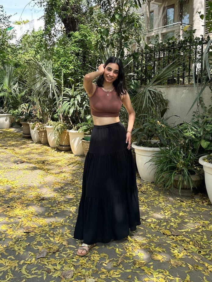 Black Maxi Skirt