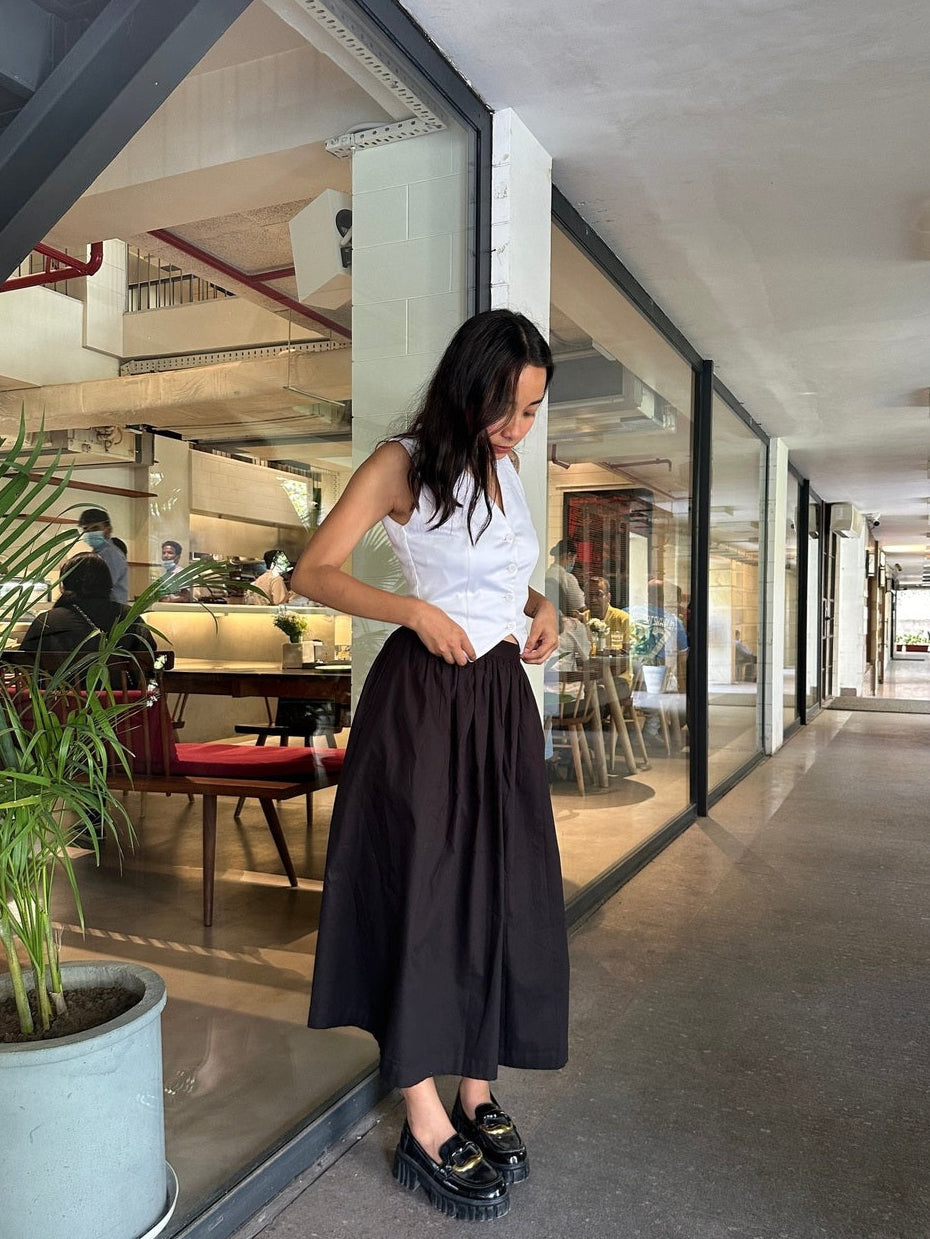 Black Midi Skirt