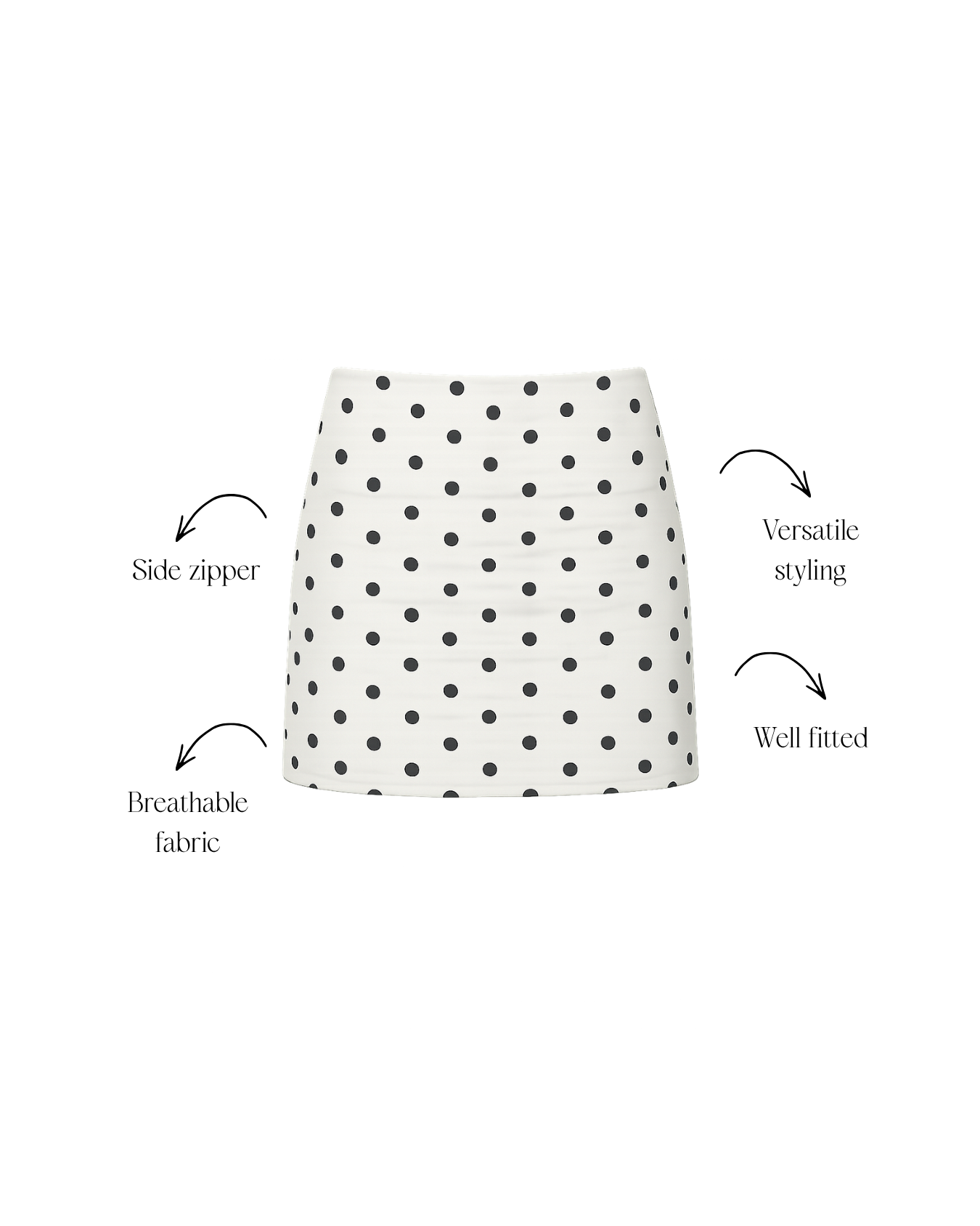 Polka Skorts