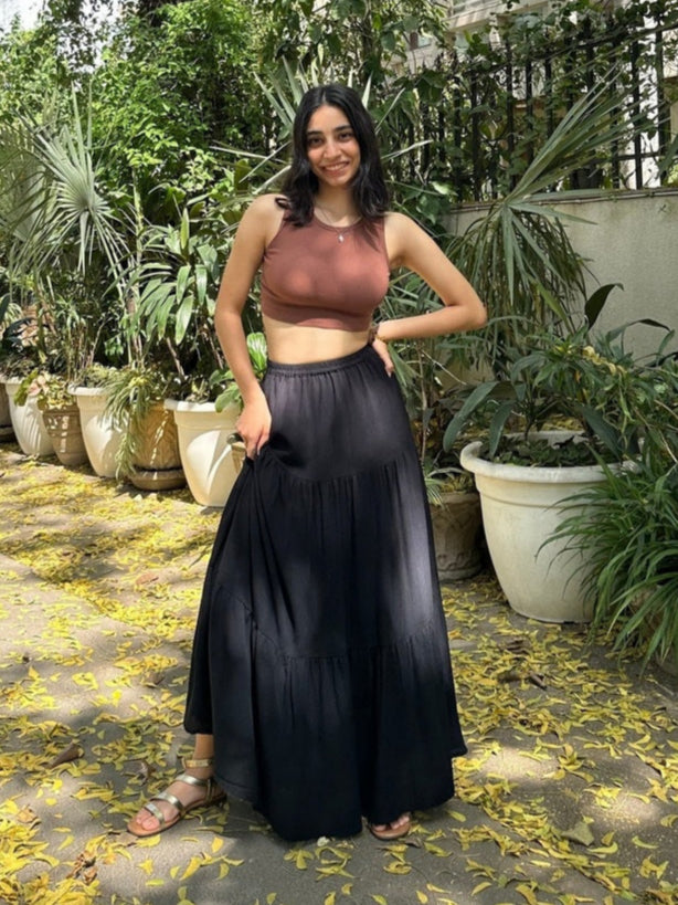 Black Maxi Skirt – Lazo Store