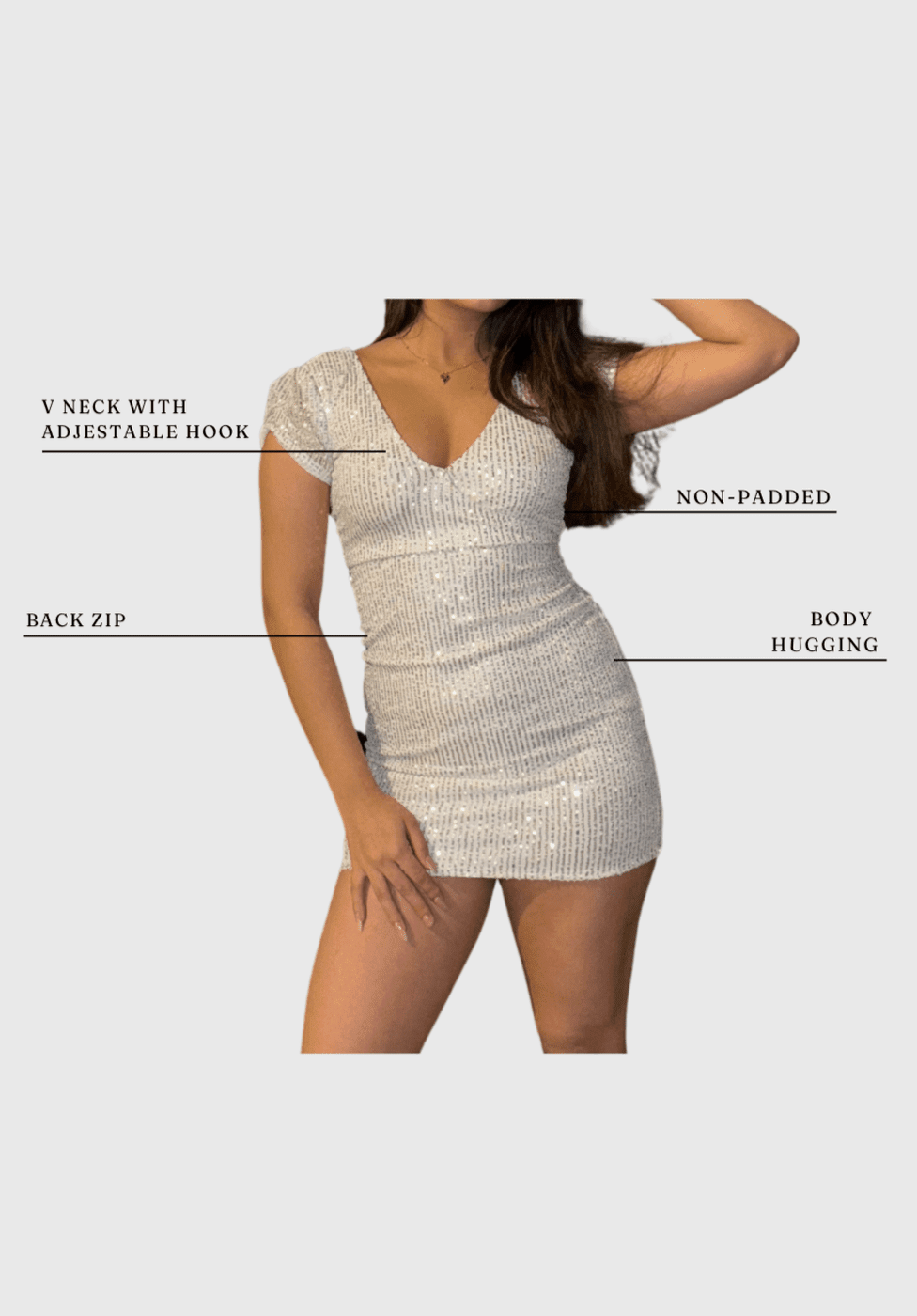 Starlight Sequin Dress (Clearance Sale)
