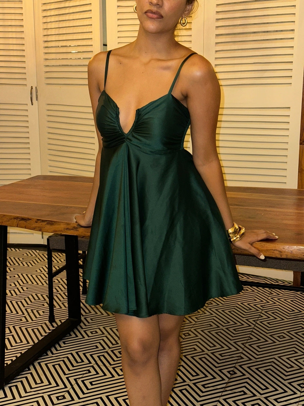 Marilla Satin Dress