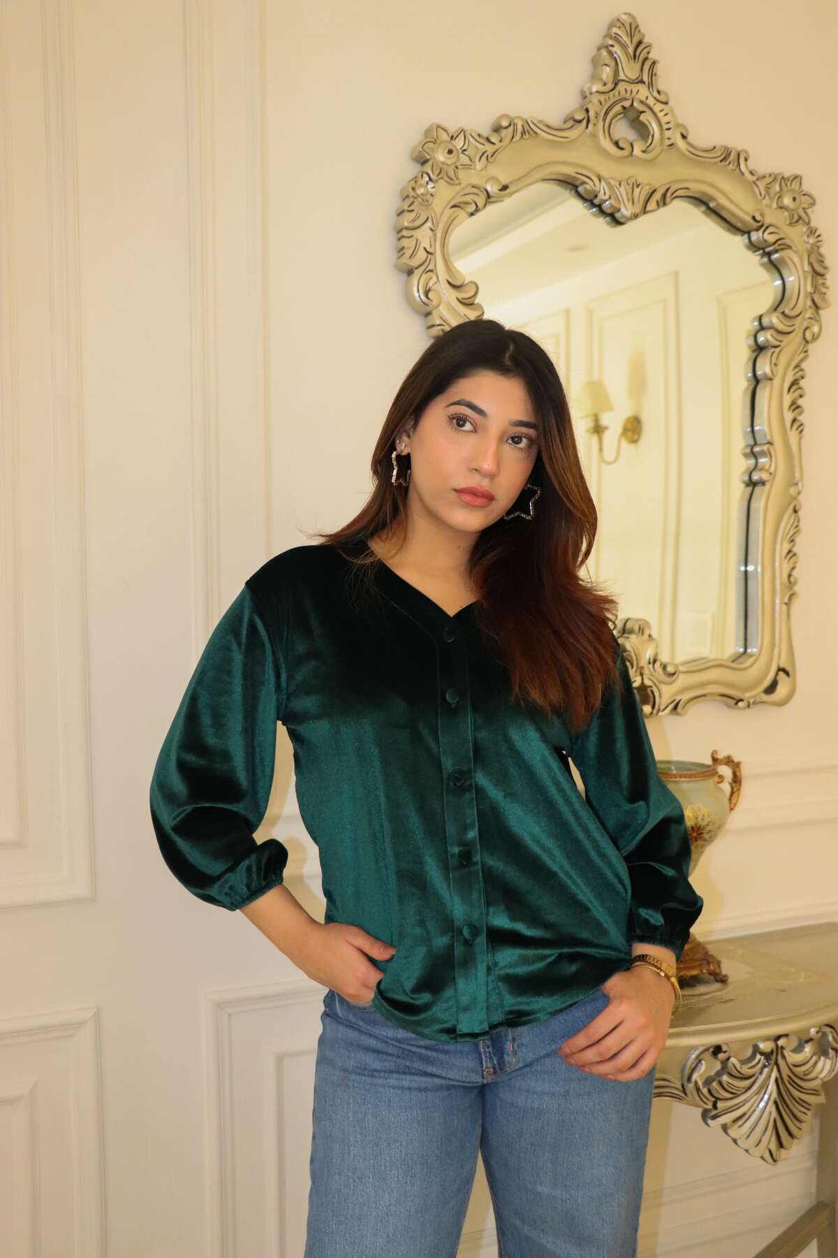 Holly Velvet Shirt