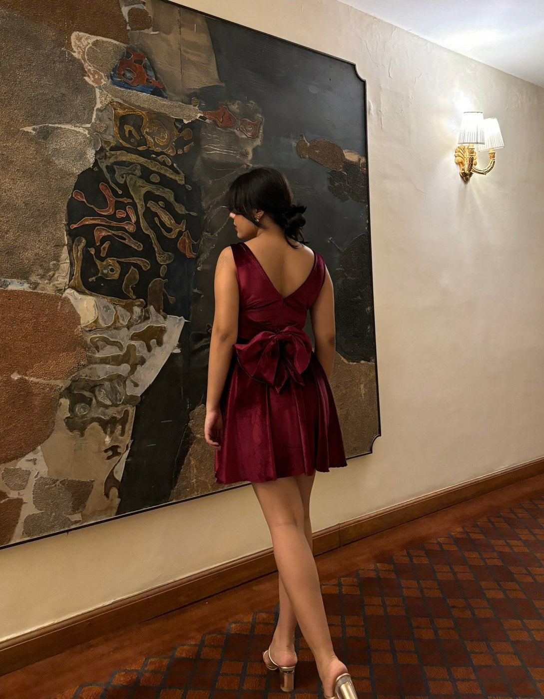 Grace Bow dress (Clearance Sale)