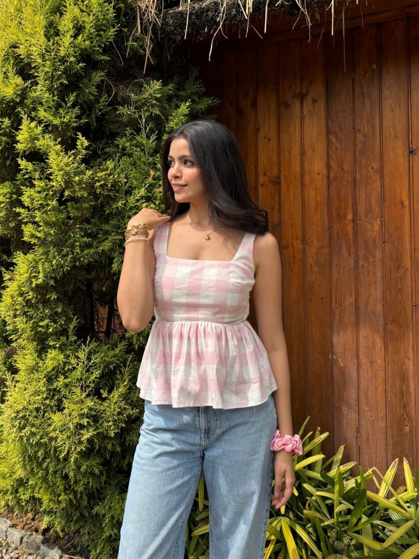 Dream Gingham Top