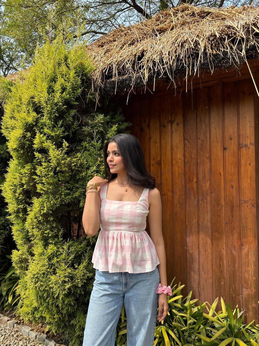 Dream Gingham Top