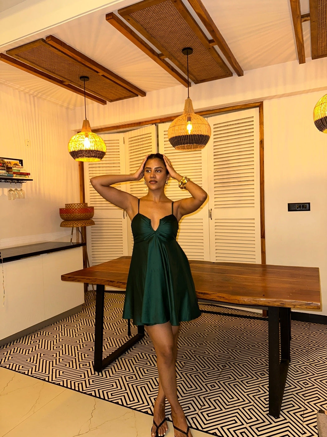 Marilla Satin Dress