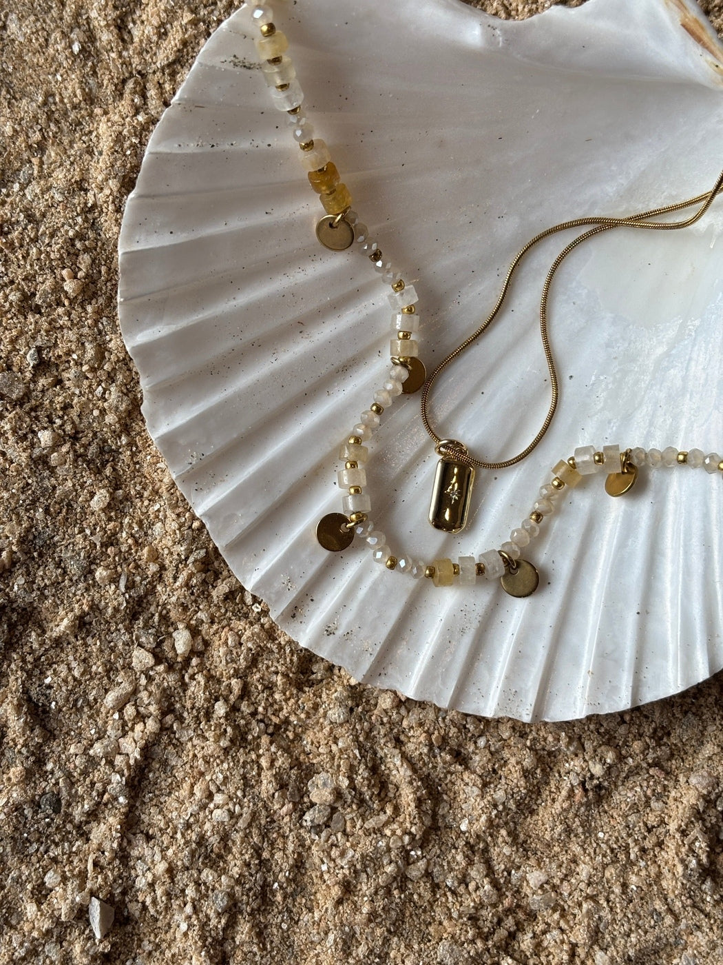 Beaded Layered Necklace