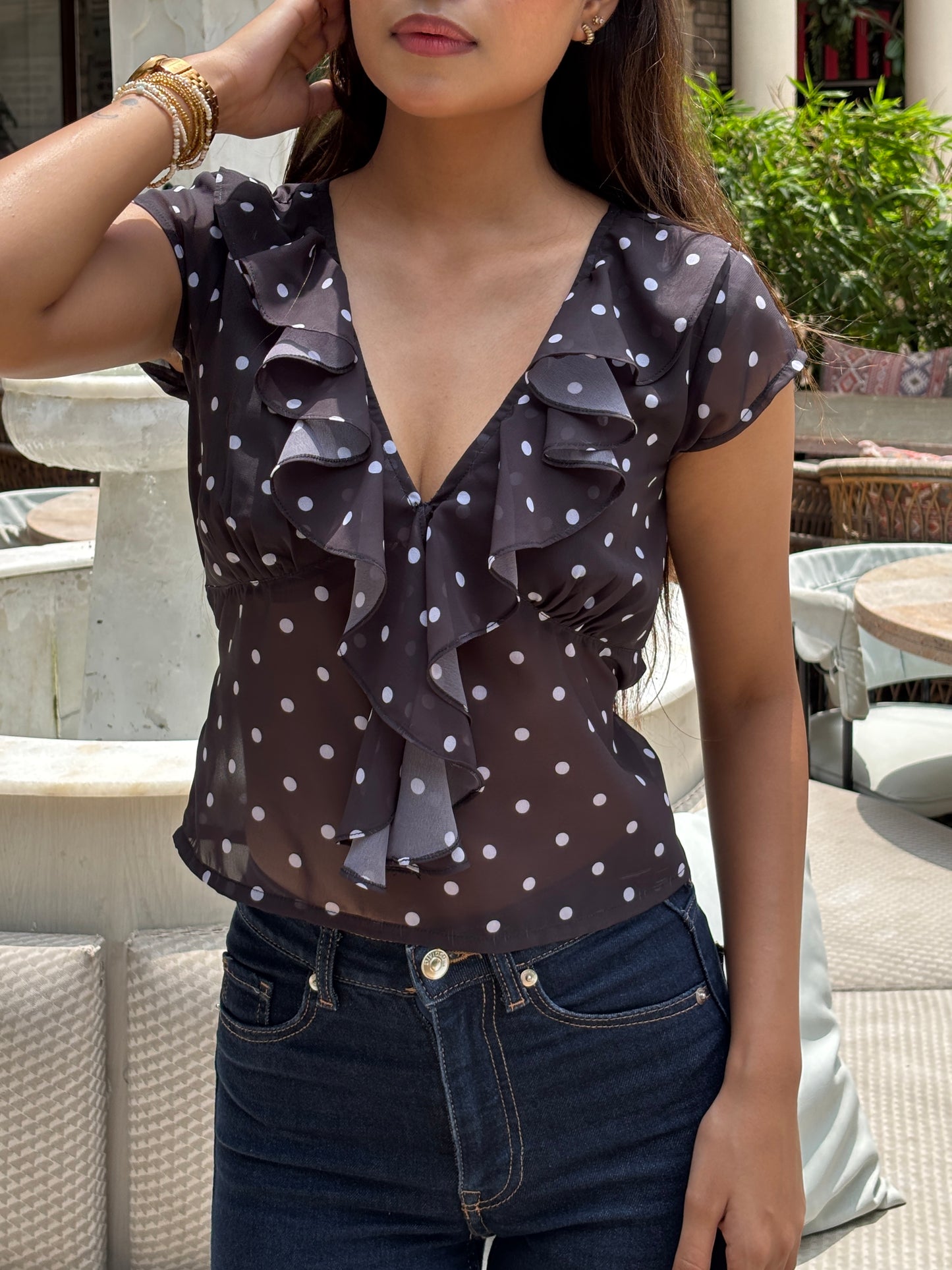 Camila Ruffle Top