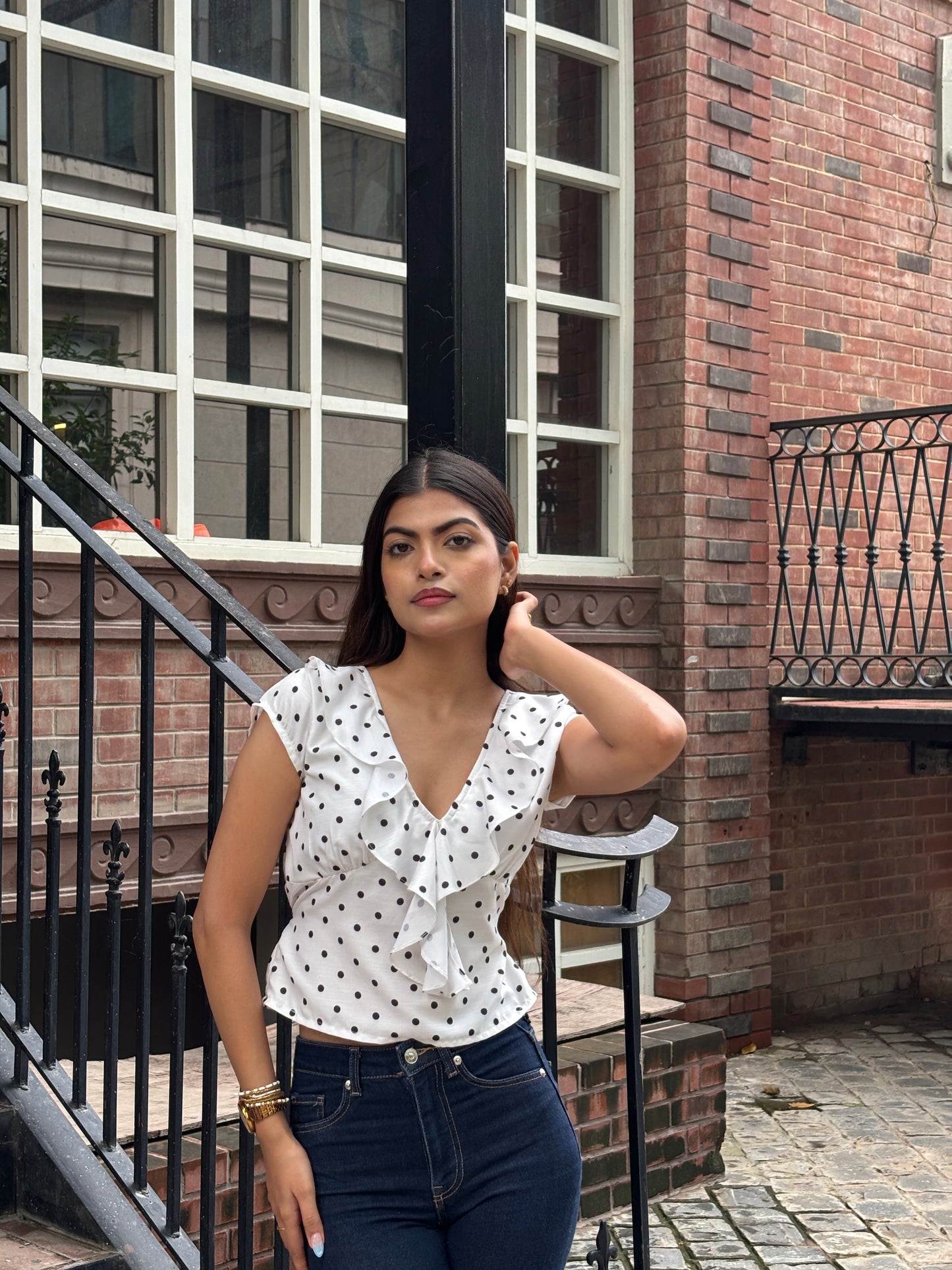Mia Ruffle Top