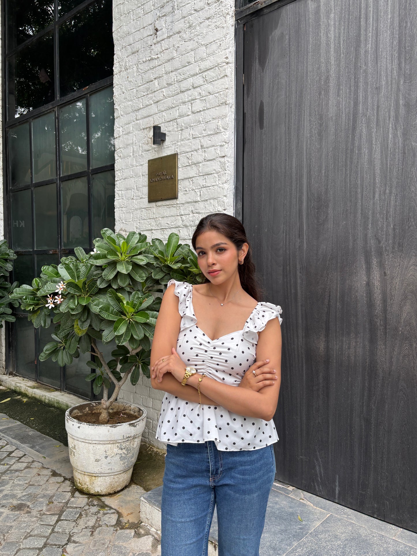 Reba Polka Top