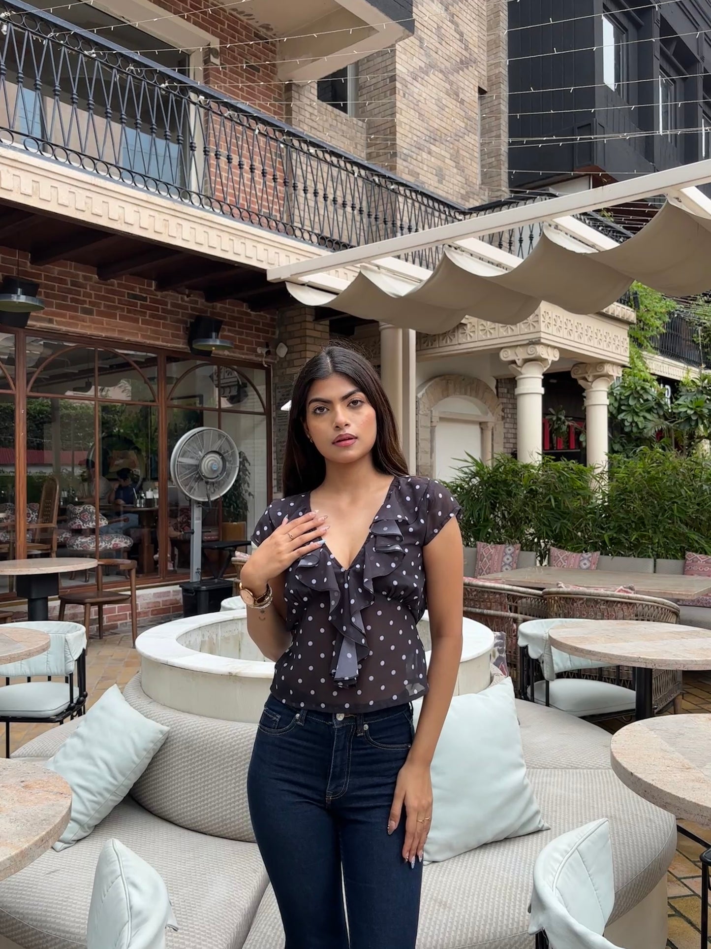 Camila Ruffle Top