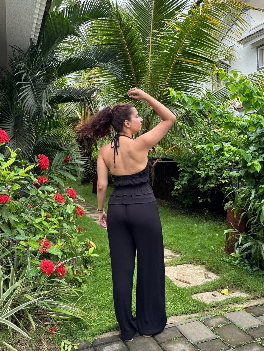 Noir Crepe Pants