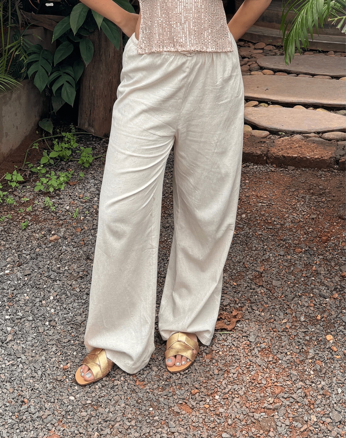 Sand Linen Pants