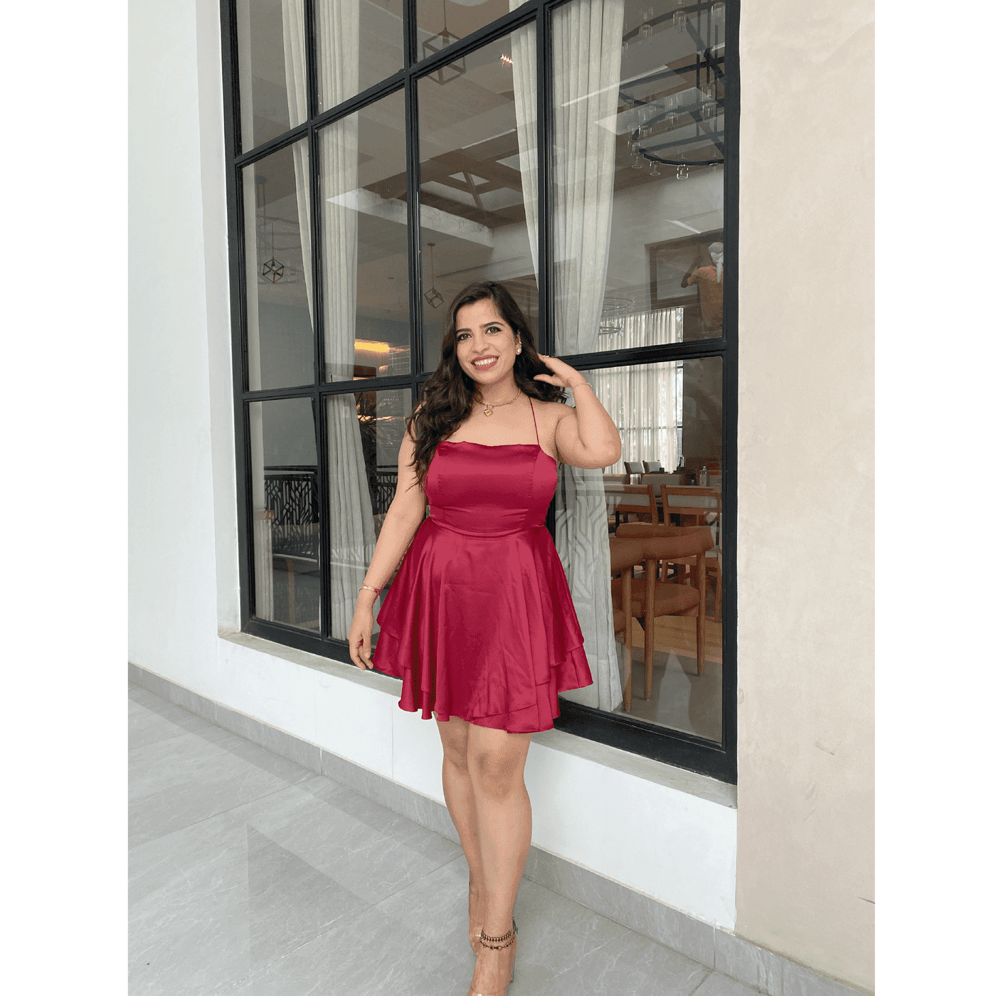 The Little Maroon Dress (Clearance Sale)
