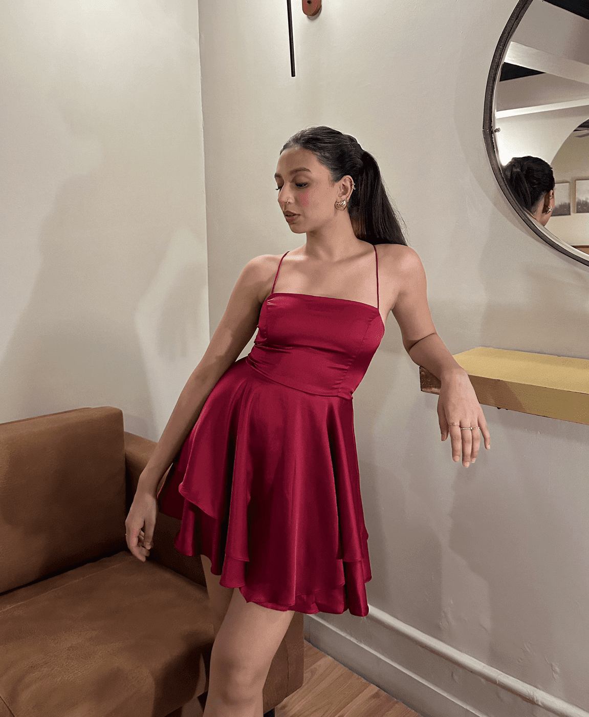 The Little Maroon Dress (Clearance Sale)