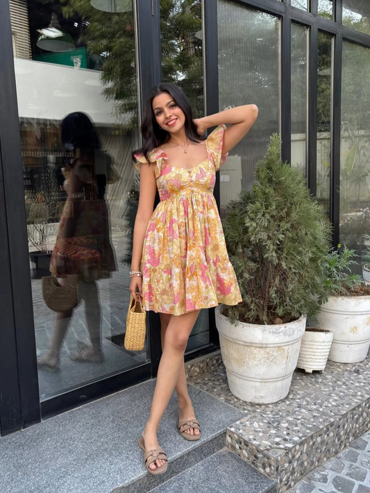 Marigold Ruffle Dress