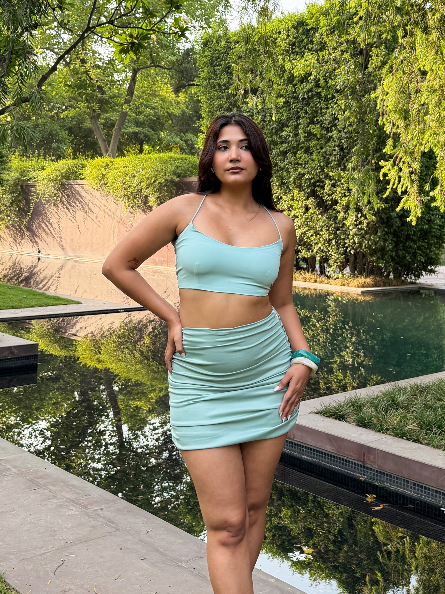 Shay Ruched Skirt