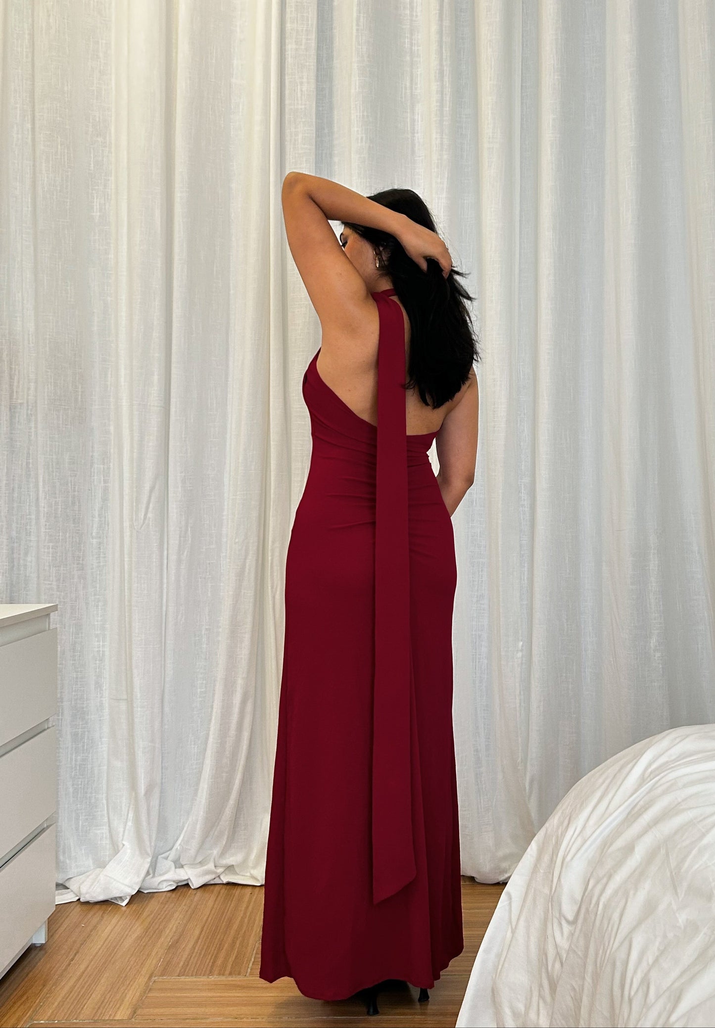 Scarlet Scarf Dress