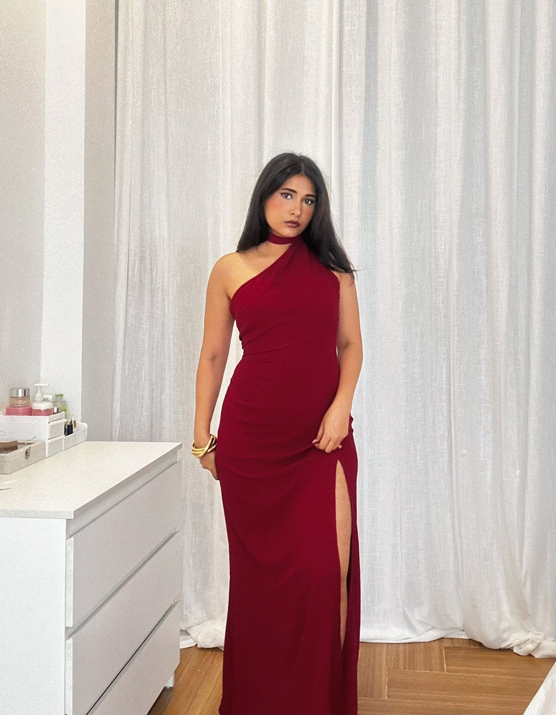 Scarlet Scarf Dress
