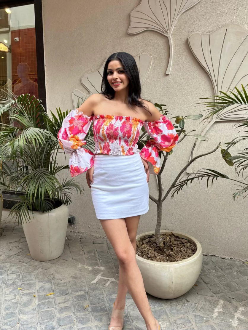 Solid White Skirt