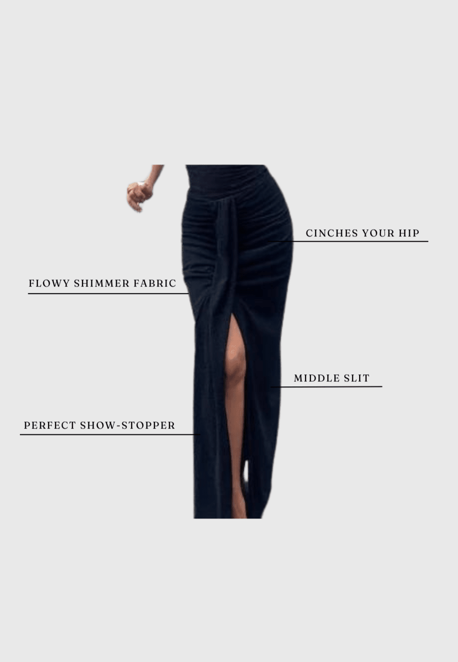 Vera Drape Skirt