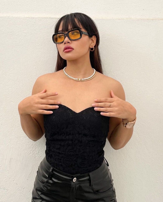 Madonna Lace Bustier