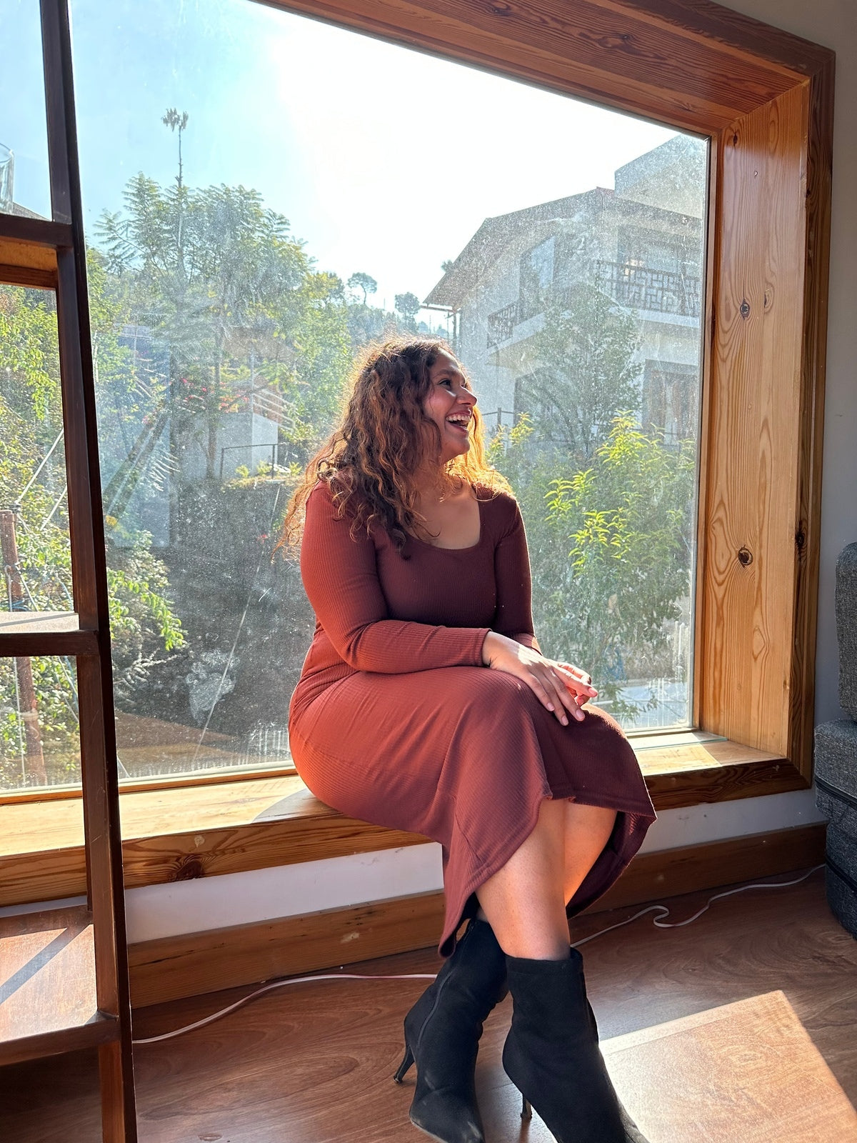 Bodycon Ribbed Dress (Clearance Sale)