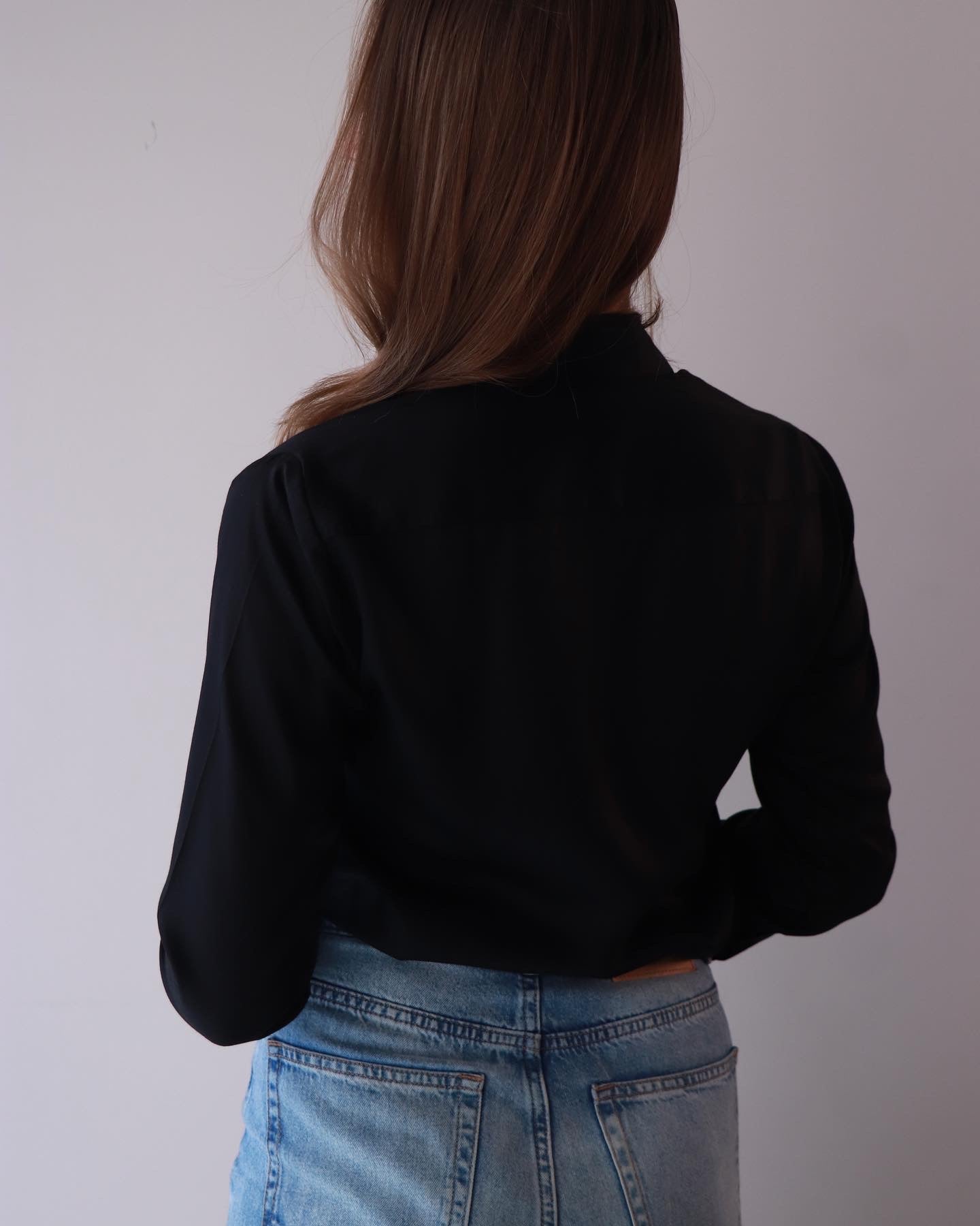Satin Button Down
