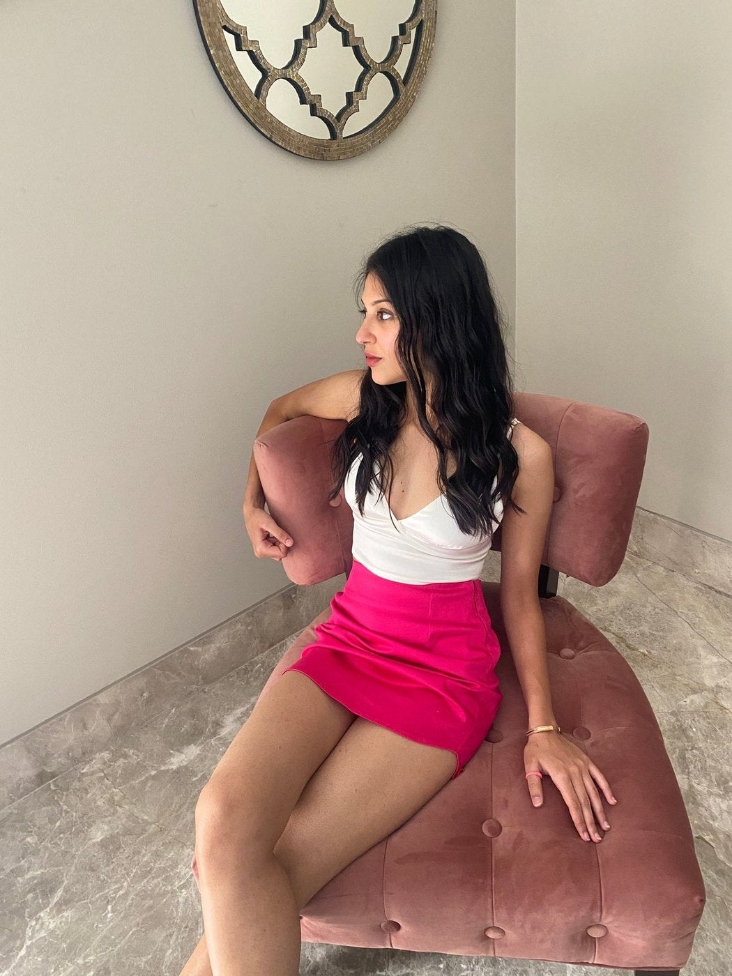 Solid Pink Skirt (Clearance Sale)