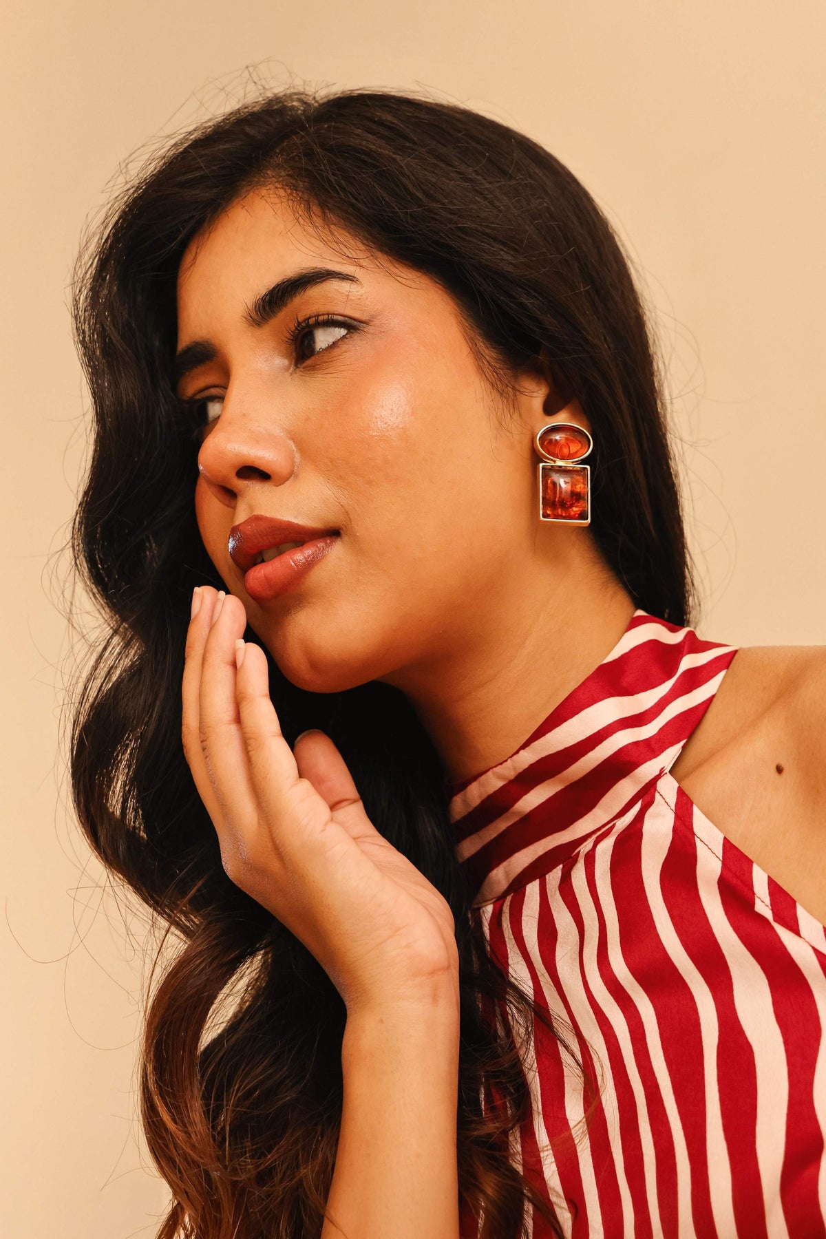 Amber Earrings