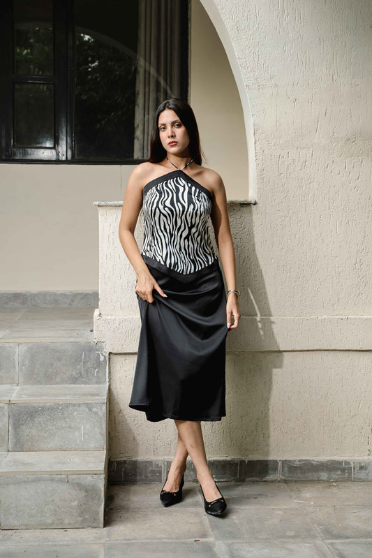 Ellen Satin Skirt