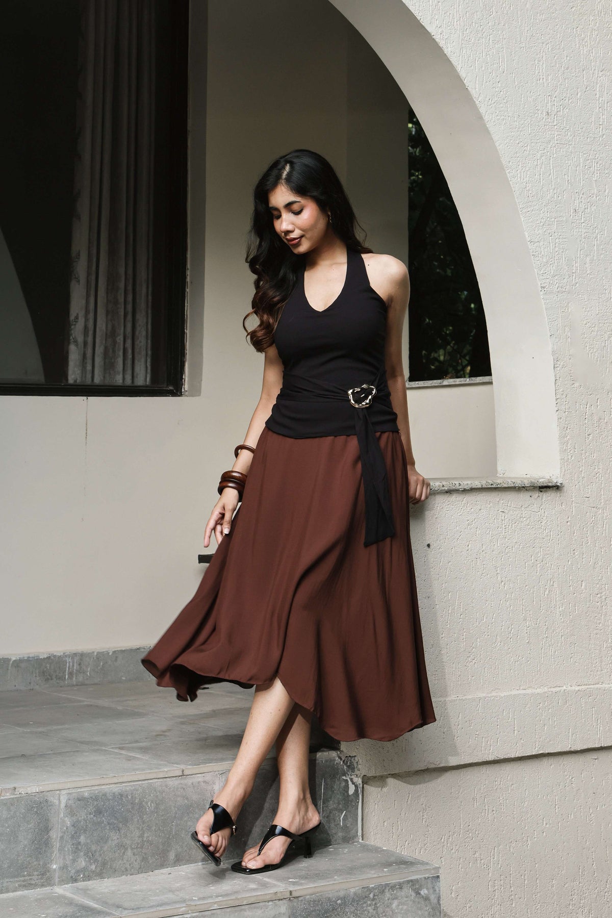 Tessa Brown Skirt