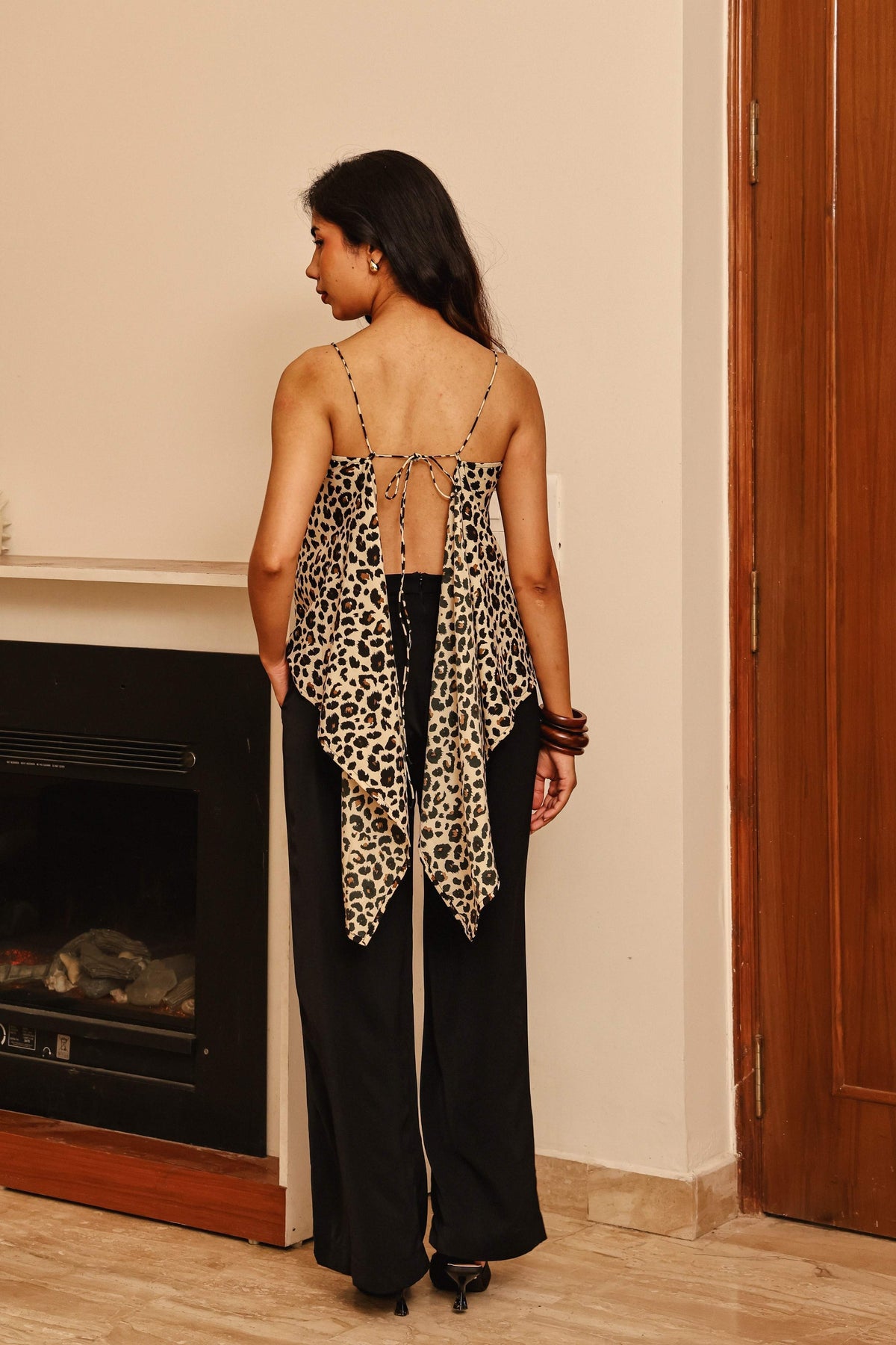 Tyla Leopard Top