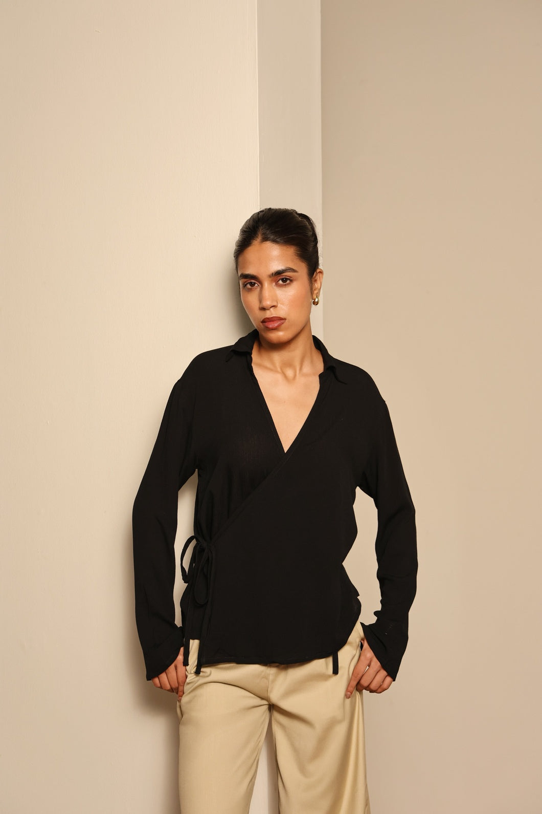 Elena Wrap Shirt