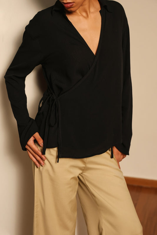 Elena Wrap Shirt