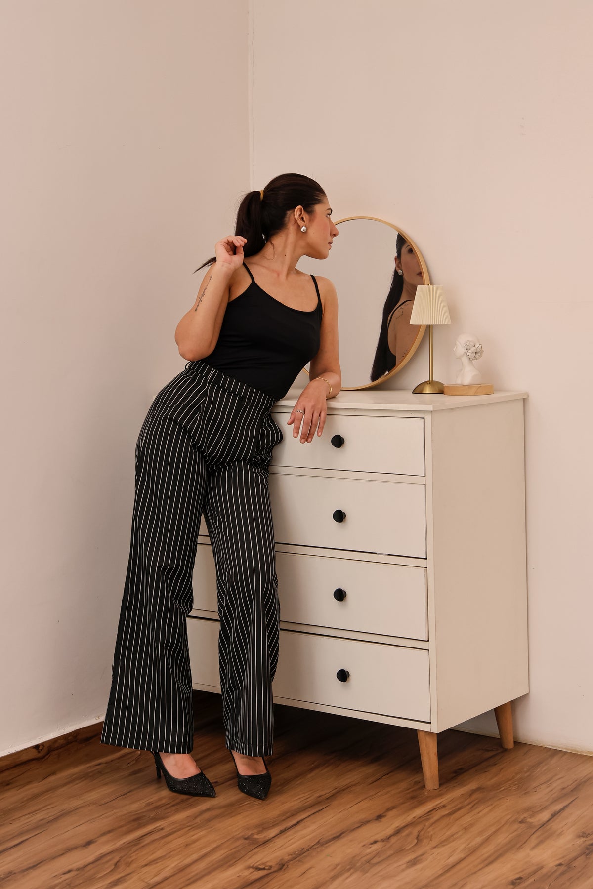 Nyx Pinstripe Pants