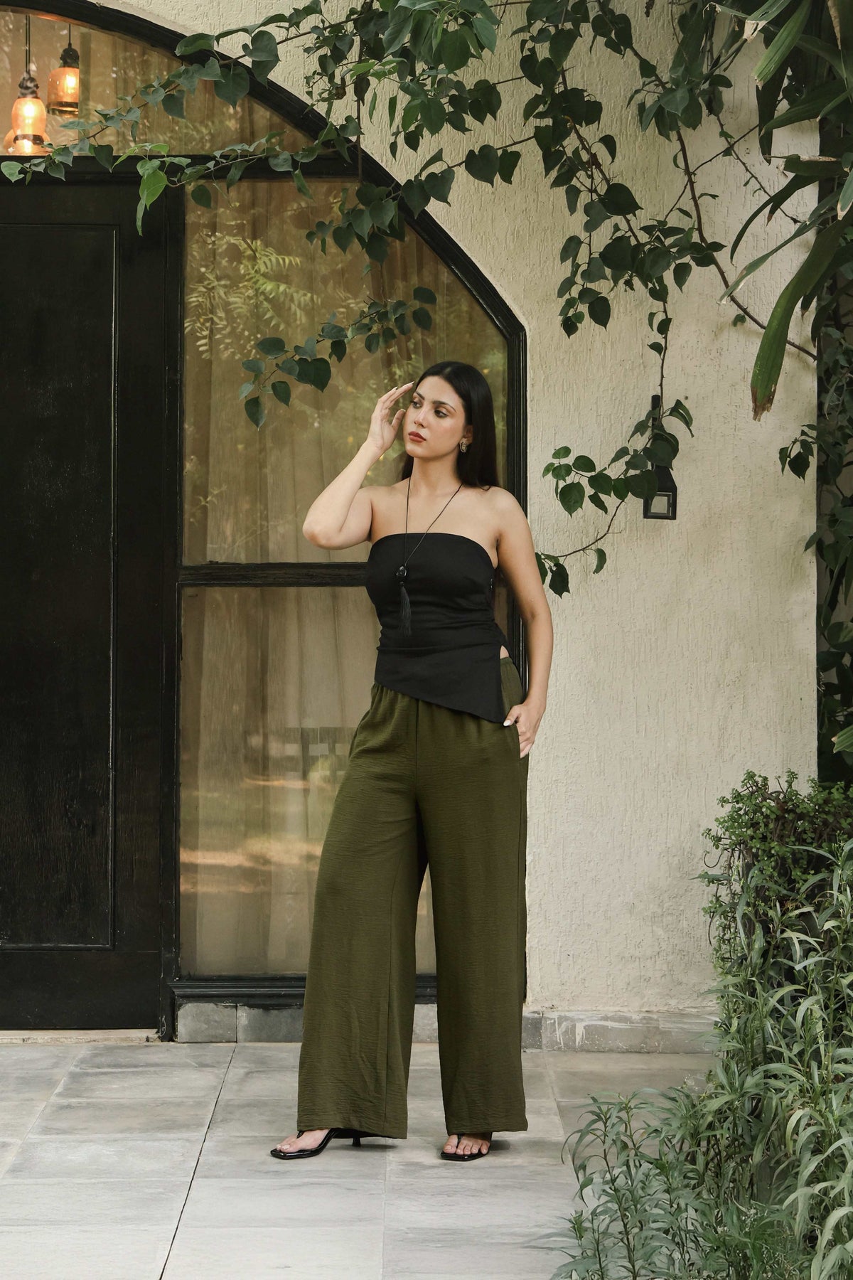 Dune Crinkled Pants