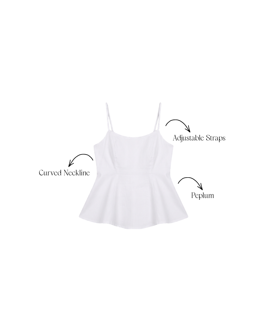 Cindy Peplum Top