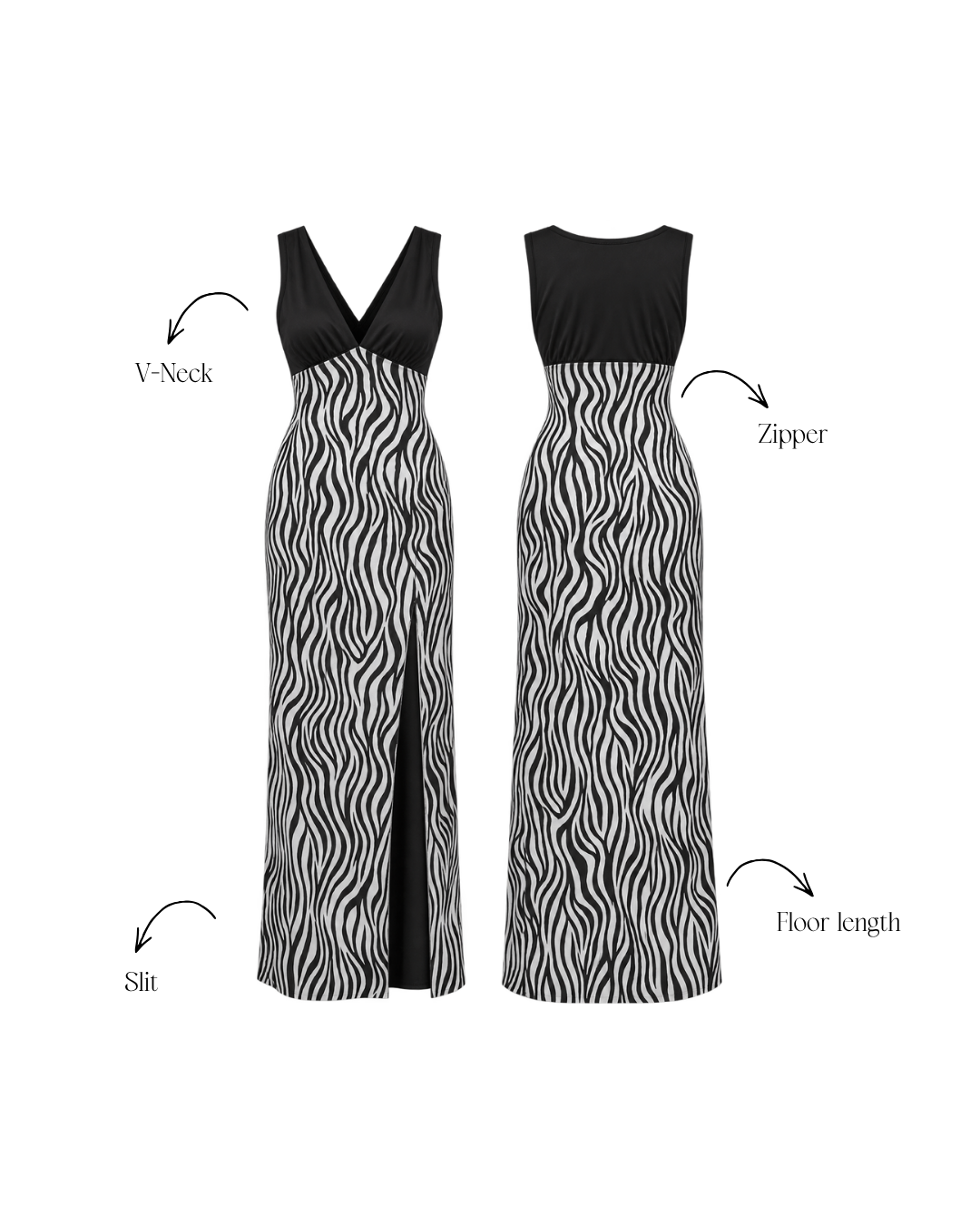 Veronica Slit Dress