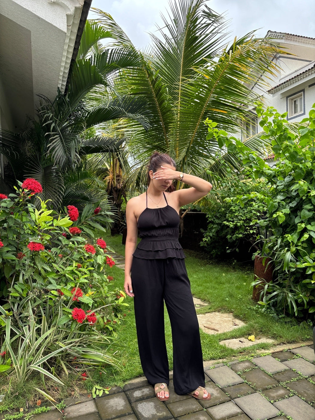 Noir Crepe Pants