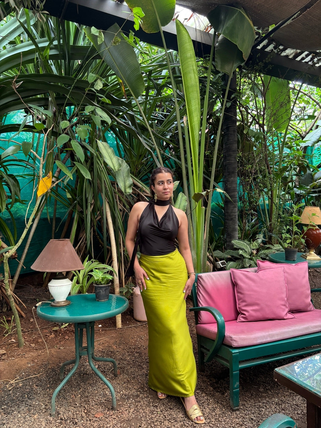 Paloma Satin Skirt