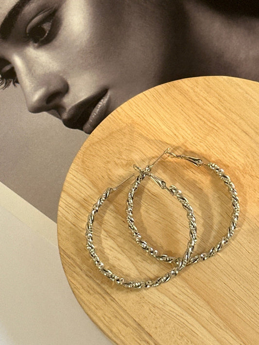 Basic Silver Hoops