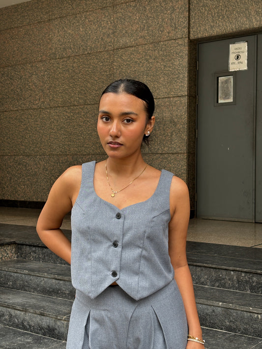 Kim Grey Waistcoat