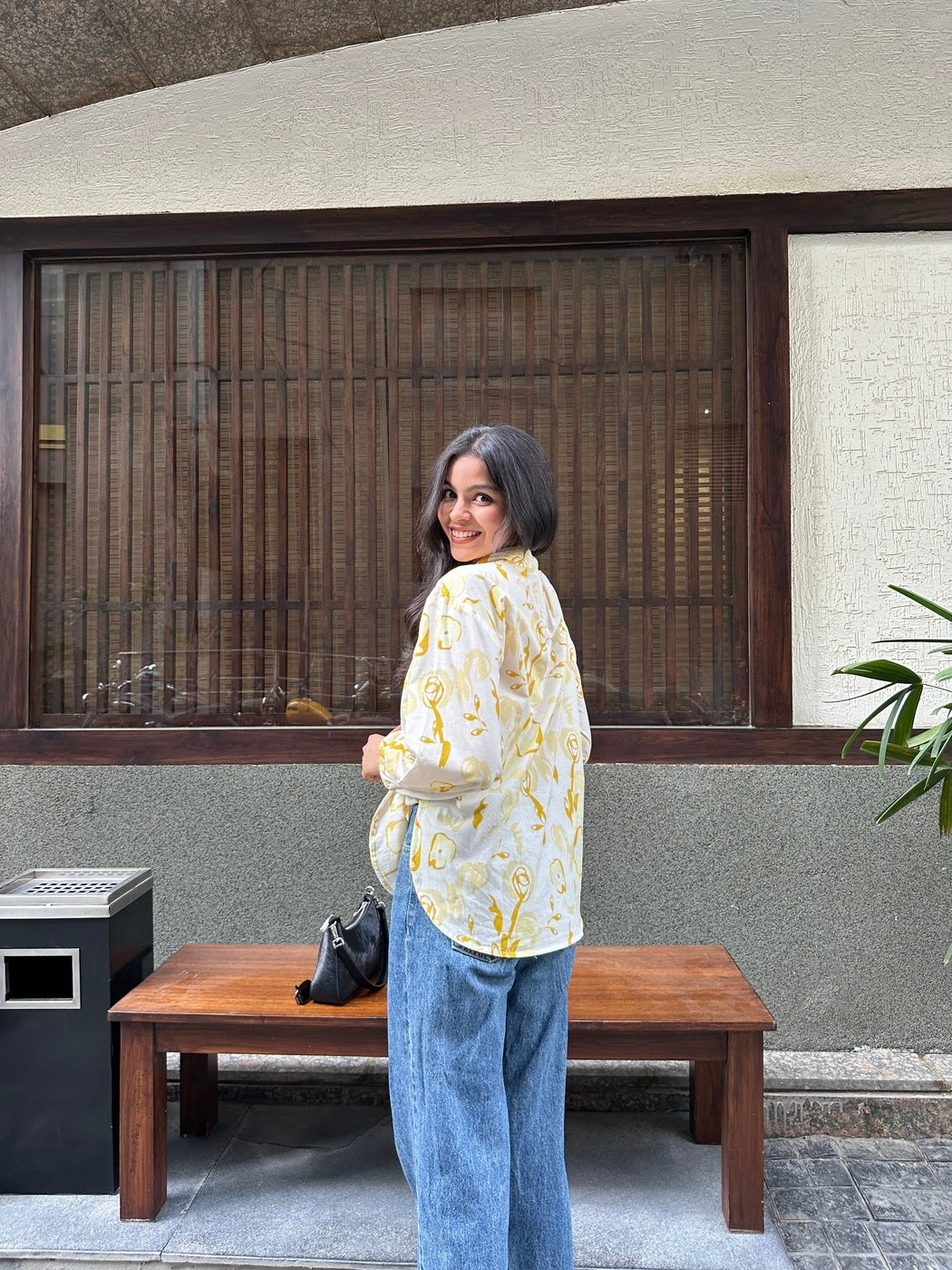 Butter Yellow Oversized Shirt